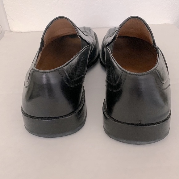 MEZLAN MENS LEATHER SHOES SLIP ON SQUARE TOE BLACK SIZE 10 main image 7